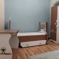سرویس خواب چوب کودک ونوجوان برند ساحل چوب|اسباب و اثاث بچه|تهران, دبستان|دیوار