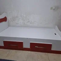 فروش تخت نوجوان و میز تحریر ام دی اف|تخت و صندلی بچه|ساری, |دیوار