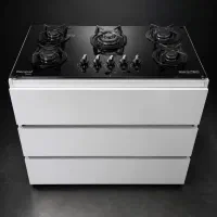 گاز کابین دار شیشه و استیل