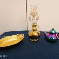 گرسوز طلایی خرما خوری قوری زعفران صفحه بدی