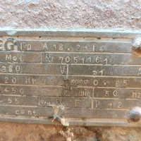 الکترو موتور 20اسب 1400دور آلمانی AEG