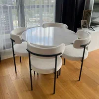 میز ناهارخوری لینا نهارخوری پایه فلز تدیJF5|میز و صندلی غذاخوری|کرمانشاه, |دیوار