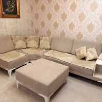 فروش مبل راحتی ۵نفره همراه پاف