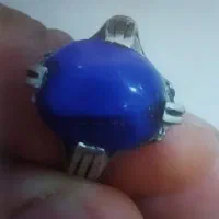 انگشتر نقره لاجورد افغان
