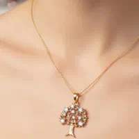 گردنبند طرح درختی کد ۲۴۹