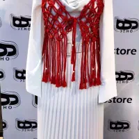 سفارش انواع جلیقه مکرومه پذیرفته میشود|لباس|هشتگرد, فاز ۲ مهستان|دیوار