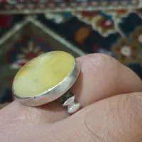 انگشتر عقیق زرد یمنی رکاب دست|جواهرات|تهران, شادآباد|دیوار