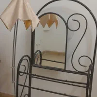 فروش آباژور و میز آرایش فرفورژه|تخت و سرویس خواب|فسا, |دیوار