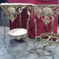 میز گرد برنز ۵۰|میز تلفن|تبریز, |دیوار