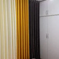 پرده ضخیم بدون نیاز به زیر پرده