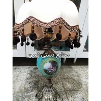 چراغ آباژور مدل ثمین چینی لامپابرنزی شمعدان سرامیک|چراغ خواب و آباژور|تهران, شوش|دیوار