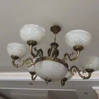 لوستر ۵ و ۶ شاخه|لوستر و چراغ آویز|قدس, شهر‌قدس|دیوار