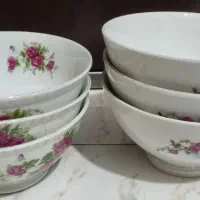 تعدادی ظروف قدیمی(گل سرخی ، گل گندمی )|ظروف سرو و پذیرایی|اندیشه, اندیشه فاز ۱|دیوار