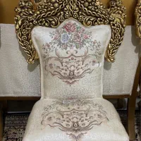 مبل ۹نفره و ناهارخوری ۱۰ نفره ورق طلا|مبلمان خانگی و میز عسلی|کرمانشاه, |دیوار