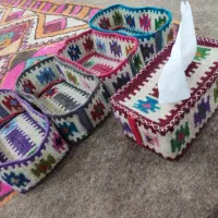 جادستمال کاغذی گلیمی|گلیم، جاجیم، گبه|یاسوج, |دیوار