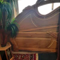 تخت دو نفره چوب روسی