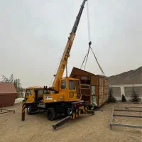 جرثقیل ۷ تن ۵ تن کفی و ۲۰ تن دکل بلند (جهت کار)