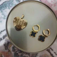 گوشواره و گردبند طرح قلب