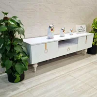 میز تلویزیون مدل رومی میز TV قهوه ای اختلاف قیمت