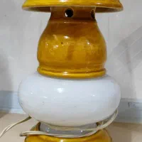 چراغ خواب و گلدان کریستال