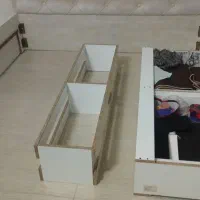 تخت ۲ نفره ۱۶۰ ملامین سفید|تخت و سرویس خواب|اصفهان, شهرک ولیعصر|دیوار