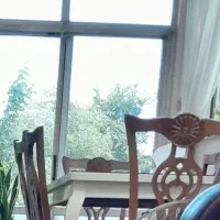 میزنهارخوری کاملا سالم۶نفره باشیشه بدون صندلی|میز و صندلی غذاخوری|رشت, گلباغ نماز|دیوار