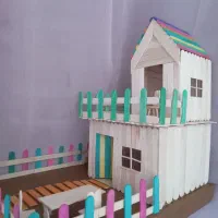 کاردستی، ماکت خونه|مجسمه، تندیس، ماکت|مشهد, شهید قربانی|دیوار