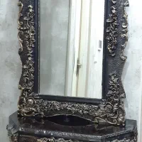 آینه وکنسول چوبی