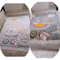 فرش و پرده پانج ست باهم ۱۲۰۰