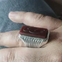 انگشتر عقیق دست ساز