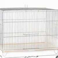 قفس پرنده در حد نو و تمیز با همه امکانا