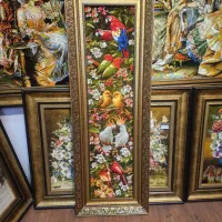 تابلو فرش طوطی