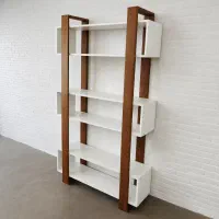 قفسه کتاب و دکوری B09 ام دی اف و چوبی|کتابخانه، شلف، قفسه‌های دیواری|ارومیه, |دیوار