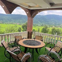 اجاره ویلا تو ارتفاعات استخر روباز چسبیده به جنگل|اجارهٔ کوتاهمدت ویلا و باغ|رشت, منظریه|دیوار