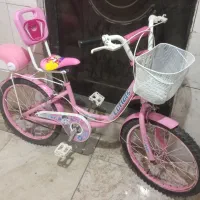 دوچرخه 20 دخترونه صورتی درحدنو