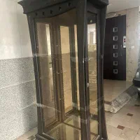 ویترین چوبی شیشه ای بزرگ و شیک