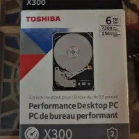 هارد اینترنال توشیبا مدل performance  x300 6TB
