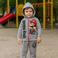 عمده - هودی شلوار زمستانی تو کرکی سوپر ماریو