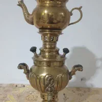 سماور و کتری برنجی روس،مخصوص دکوری