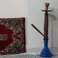 قلیان رخ دار چوب گردو