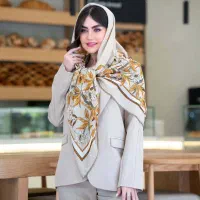 روسری چاپ خیس گارزا|لباس|گرمسار, |دیوار