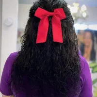 مو فر کامل طبیعی از سر چینده شده مو صاف طبیعی