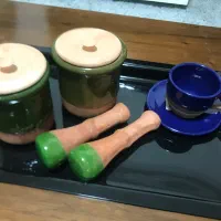 ظروف سفالی دیزی و فنجان و نلبکی|ظروف پخت‌وپز|رشت, رشتیان|دیوار