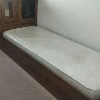 تخت چوبی باکس دار|تخت و سرویس خواب|قم, شهرک توانیر|دیوار