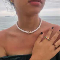 انواع گردنبند های پینترستی دست ساز|زیورآلات و اکسسوری|گرگان, |دیوار