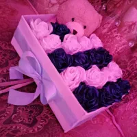 باکس گل و دسته گل با هر رنگی که بخاهید