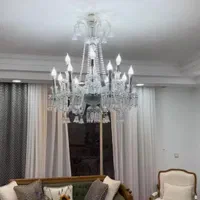 باکاراتِ لوستر پرکریستال|لوستر و چراغ آویز|اصفهان, ارغوانیه|دیوار