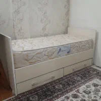 تخت  کودک ام دی اف تورک در حد نو تمیز