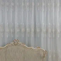 پرده نو همراه با دو والان پرده|پرده، رانر، رومیزی|قم, شاه سید علی|دیوار