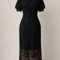 لباس مجلسی دانتل مشکی  بسیار شیک